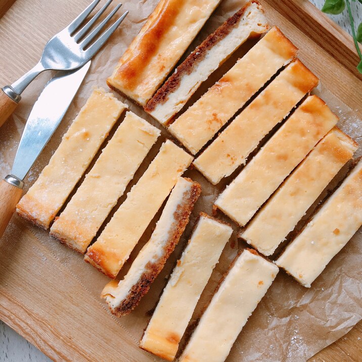 混ぜるだけ簡単 スティックチーズケーキ レシピ 作り方 By Mari 楽天レシピ 混ぜるだけ簡単 スティックチーズケーキ レシピ 作り方 By Mari 楽天レシピ